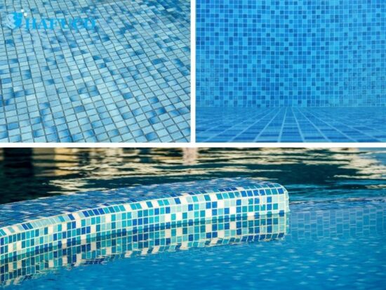 Hướng dẫn từng bước thi công ốp gạch mosaic hồ bơi